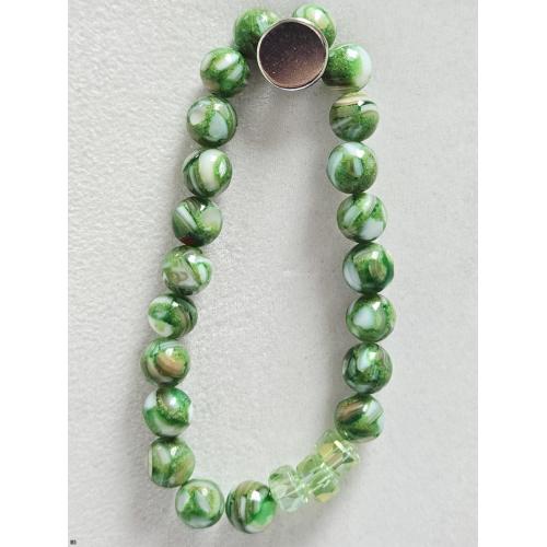 Green Glass Bracelet