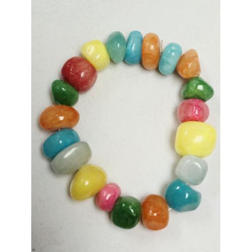 Dyed Agate Bracelet