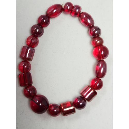 Red Glass Bracelet