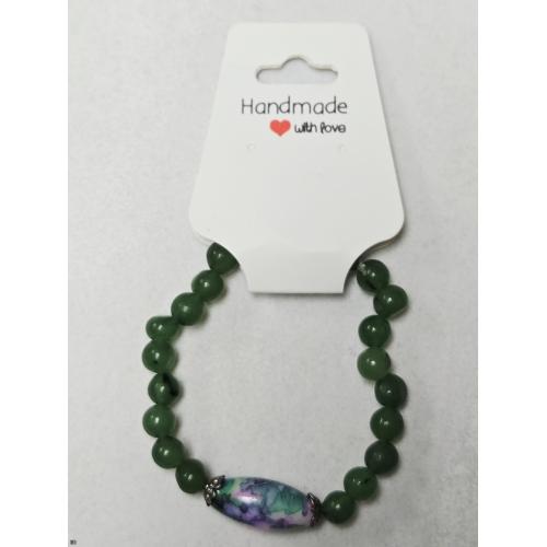 Green Aventurine & Calsilica Bracelet