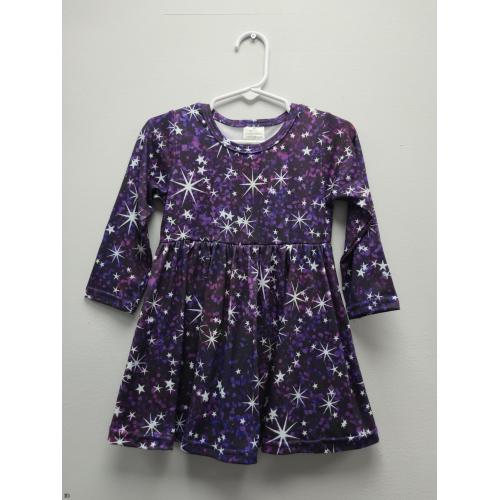 Purple Star Galaxy Dress XS (12-18mos)