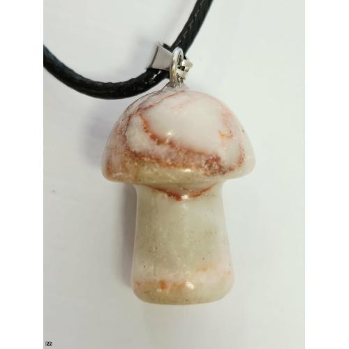 Marble Mushroom Necklace