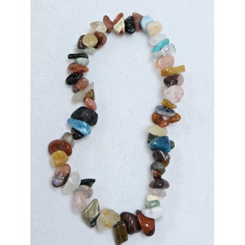 Mixed Natural Stone Stretch Bracelet